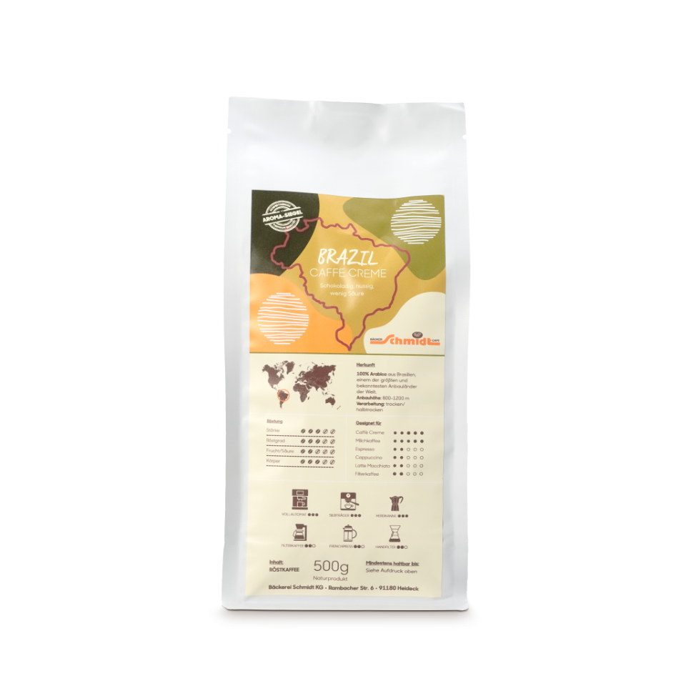 Produktbild Kaffee-Länderspezialitäten Brazil Caffe Creme