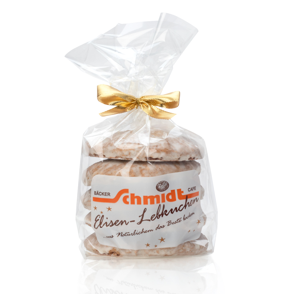 5er Elisenlebkuchen - Weiße Zuckerglasur