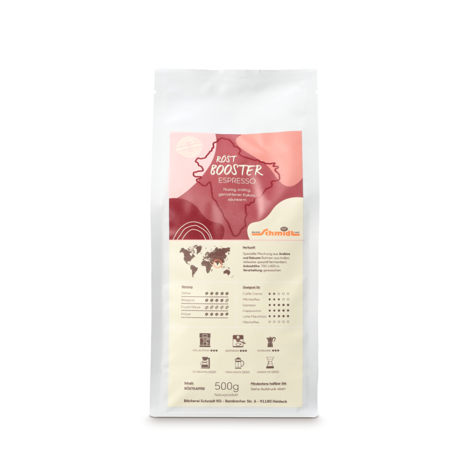 Produktbild Kaffee-Länderspezialitäten Röstbooster Espresso